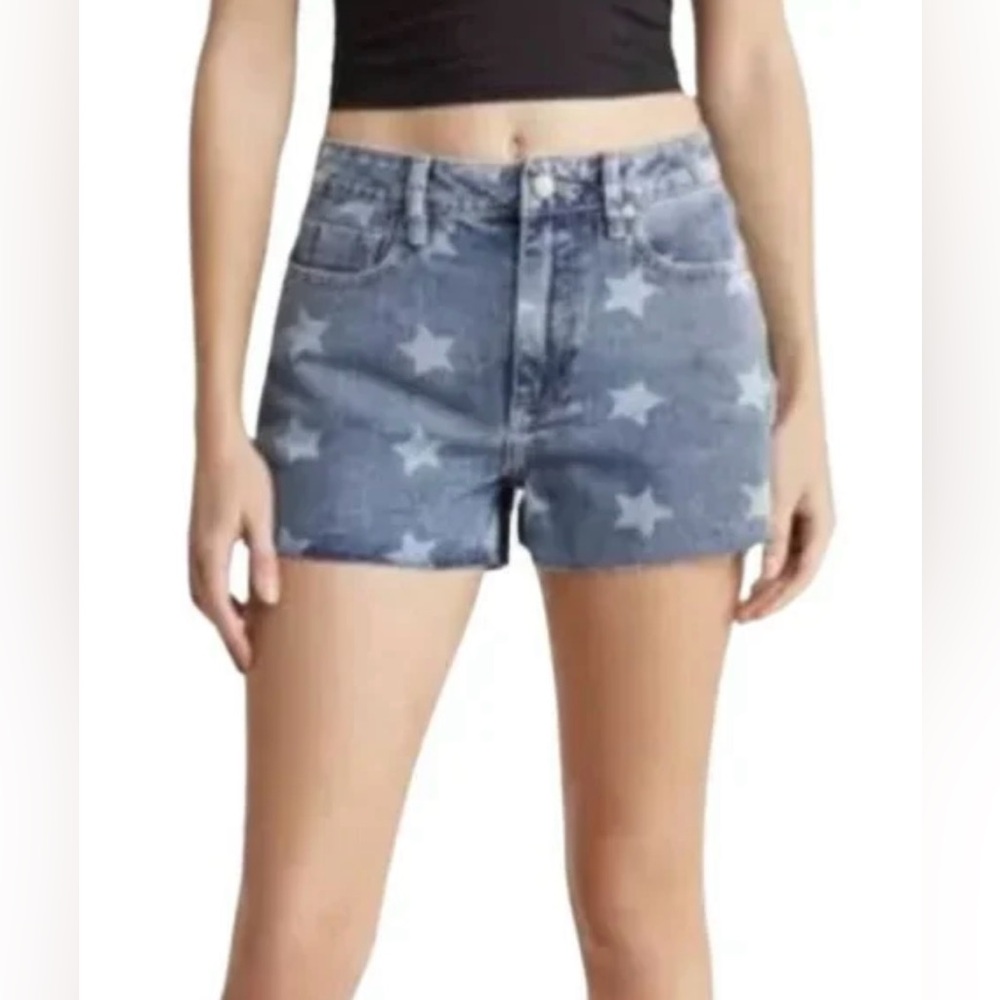 NWT Vigoss® Stars ACE 3" High Rise Denim Shorts | Size 30 Raw Hem